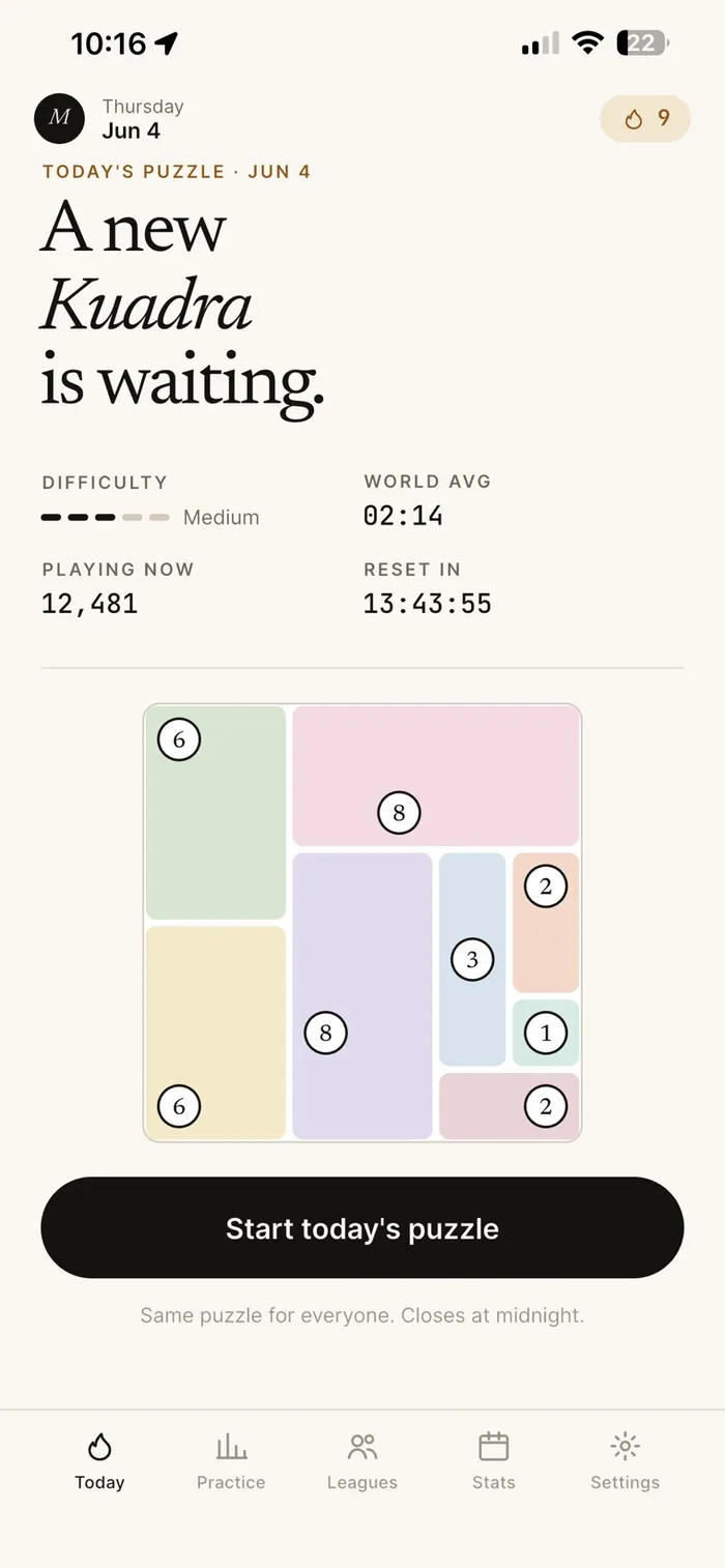 Brain Sip — app screen