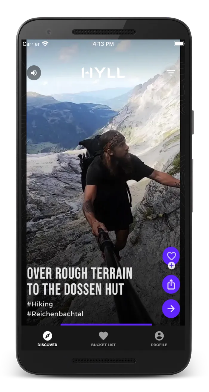 HYLL — app screen