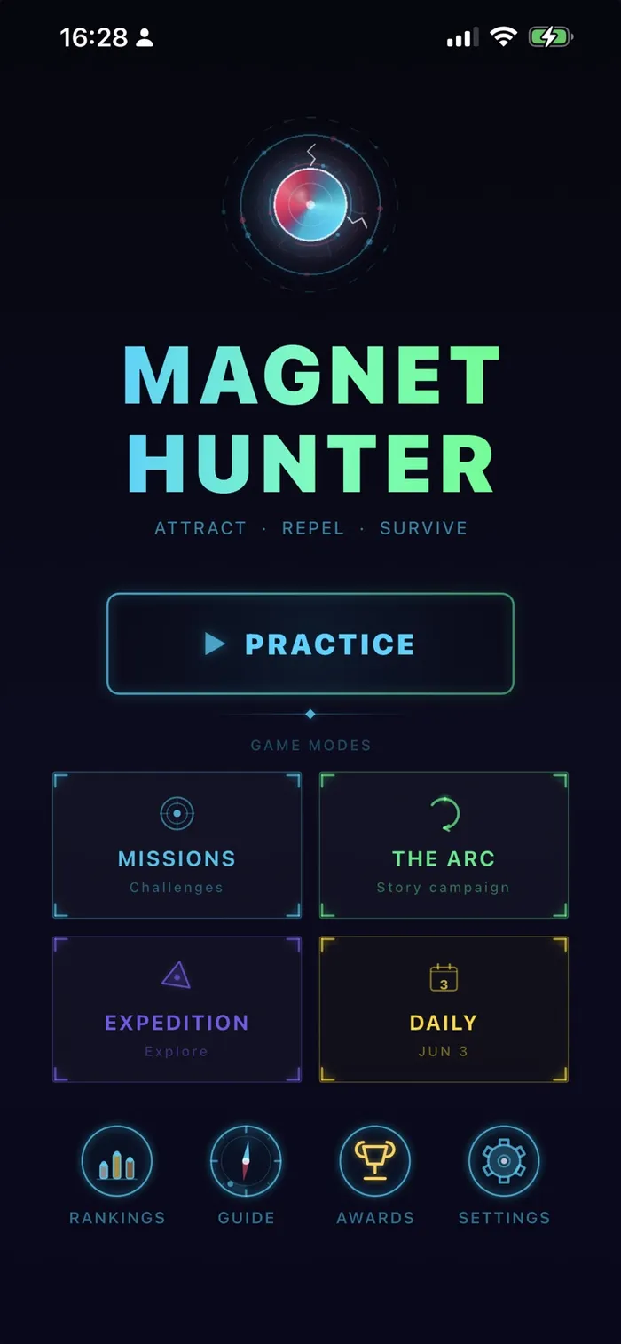 Magnet Hunter — app screen
