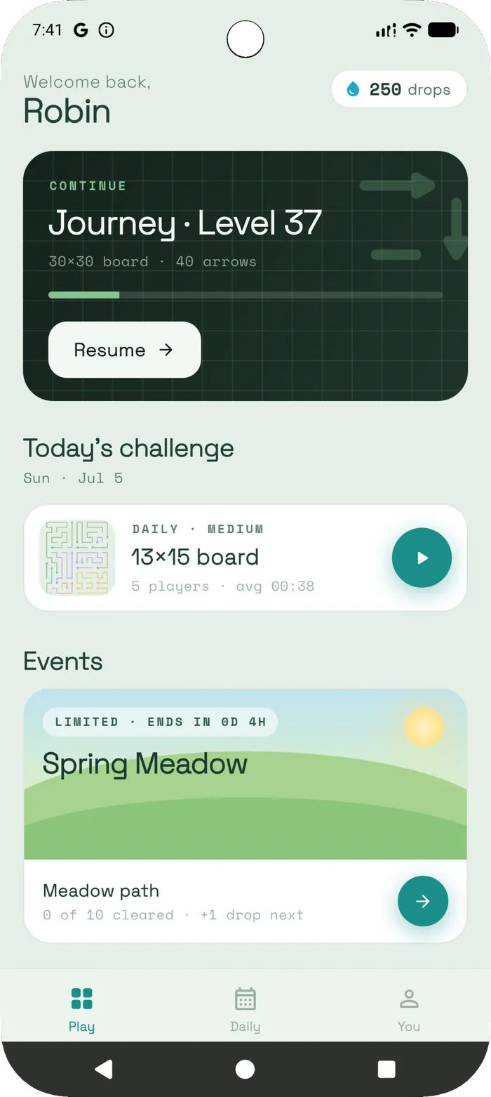 Sagitta — app screen