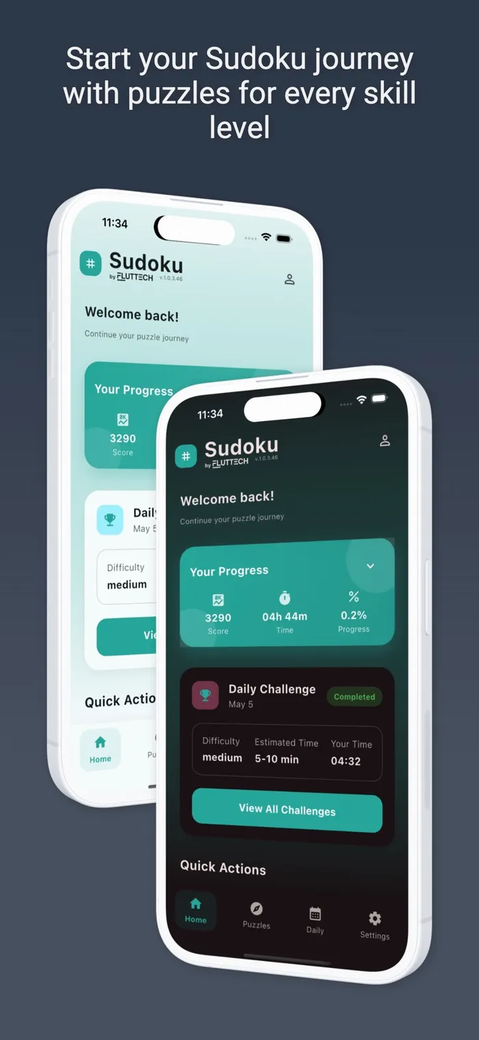 Sudoku Daily Puzzles — app screen